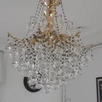 لوستر چشمه نور|لوستر و چراغ آویز|اهواز, باغ شیخ|دیوار