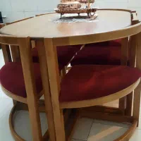 میز و صندلی ناهار خوری شش نفره کم جا|میز و صندلی غذاخوری|شیراز, شهرک مخابرات|دیوار