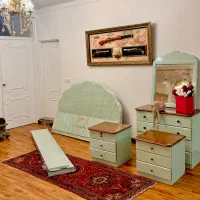 سرویس خواب ۲ نفره تخت و‌کمد کاملا نو