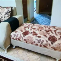 مبل ۶نفره گلدار با میز وسط طرح باپارچه|مبلمان خانگی و میز عسلی|کیش, |دیوار