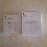 شارژر اصلی آیفون و کابل رابط پلمپ