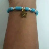فروش دستبند آبی طرح ستاره