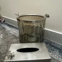 سطل و جا دستمال پذیرایی