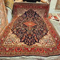 قالیچه دستباف جوزان ملایر ریزنقش