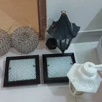 لوستر نگین دار و دیوار و سقفی