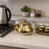 قوری طلایی کادویی