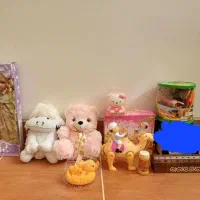 فروش تعدادی عروسک و اسباب بازی