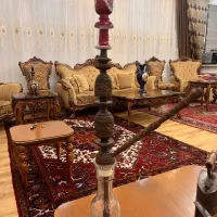 قلیان قاجاری تنگ اصل فرانسه میانه قاجاراتوی المانی