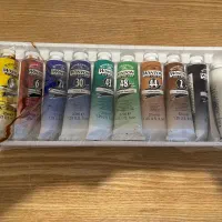 رنگ روغن انگلیسی وینزور نو و کارکرده به همراه هدیه