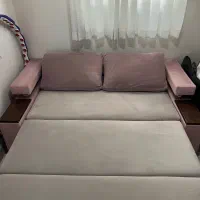 مبل‌تخت‌شو دو نفره تمیز و سالم