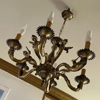 فروش لوستر برنجی و پنکه