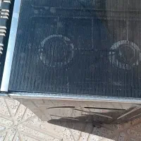 اجاق گاز پنج شعله طرح فر،شعله ها کاملا سالم