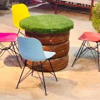 میز و صندلی پایه فلزی|میز و صندلی غذاخوری|قشم, |دیوار