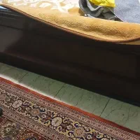 تخت کوئین ۱۶۰ متر قهوه ایی سوخته