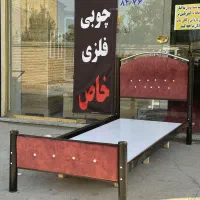 تخت فلزی آبکاری (صنایع چوبی خاص)|تخت و سرویس خواب|تبریز, |دیوار