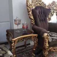 سرویس مبل ۹ نفره سلطنتی چوب راش|مبلمان خانگی و میز عسلی|اسلام‌شهر, شهرک واوان|دیوار