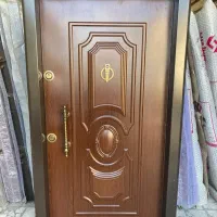 درب ضد سرقت سفید طلایی نرده شیشه ای،سکوریت کد P020|مصالح و تجهیزات ساختمان|رویان, |دیوار