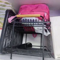 سبد ابچکان کنار سینک نو رنگ ثابت دو طبقه