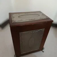 ست سطل زباله و جا قاشقی دکوراتیو