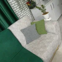 کوسن بافی شال مبل ست شالگردن وکلاه|رختخواب، بالش، پتو|سلماس, |دیوار