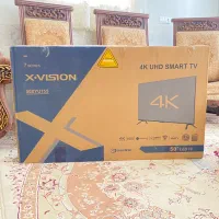 تلویزیون ۴k  ۵۰ ایکس ویژن در حد نو