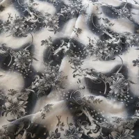 پارچه چادری حریر گلدار
