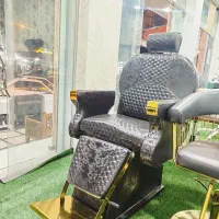 صندلی اصلاح اورانوس طلایی زرکالا|آرایشگاه و سالن‌های زیبایی|یاسوج, |دیوار