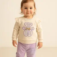 بلوز شلوار دخترانه طرح خرگوش گلدوزی|کفش و لباس بچه|بروجرد, |دیوار