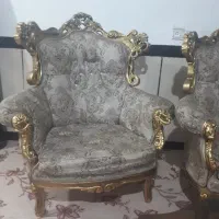 یک دست مبل و میز نهار خوری و جلو مبلی سلطنتی|مبلمان خانگی و میز عسلی|سرپل ذهاب, |دیوار