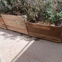 گلدان چوبی بزرگ رایگان