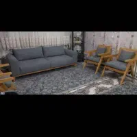 مبل 7نفره شامل کاناپه و چهارتا تک نفره