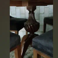 میز ناهارخوری چستر شیک چوب|میز و صندلی غذاخوری|قم, شهرک امام حسین|دیوار