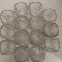 ۱۴ عدد شات قهوه شیشه ای نو