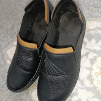 کفش زنانه چرم واکس خور اصل سایز۳۹