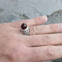 انگشتر  رسول طهران عقیق یمنی