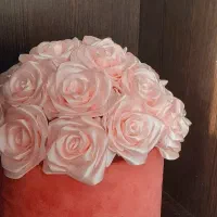 تخفیف باکس گل ربانی شاین دار به مناسبت  روز پدر|گل مصنوعی|قم, چهل درخت‎|دیوار