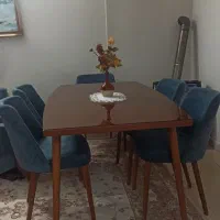 میز ناهارخوری شش نفره جنس چوب