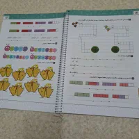 کتاب کمک آموزشی ریاضی اول دبستان و 70 برگ کاربرگ|کتاب و مجله آموزشی|خمین, |دیوار