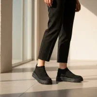 بوت اسپرت بافتنی مشکی|حراج|مشهد, شهرک مهرگان|دیوار