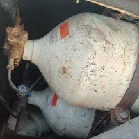 مخزن سی ان جی cng و لوازم همش کامل و کمپرسور کولر