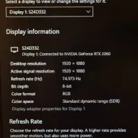 مانیتور سامسونگ S24D332HSO 24 Full HD Monitor|قطعات و لوازم جانبی رایانه|تهران, دریا|دیوار