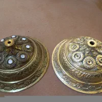 براق کردن لوستر و آینه شمعدان و ظروف برنزی