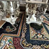 سه عدد جلومبلی کلاسیک تمیز وسالم|مبلمان خانگی و میز عسلی|میانه, |دیوار