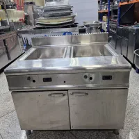 فروش سرخ کن سیب زمینی و تمام استیل درحدنو