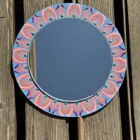 ده نمونه آینه گرد|آینه|شیراز, بازار|دیوار