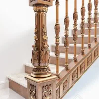 پله چوبی نرده وکفپله چوب نرده فلز وچوب وشیشه ترکیب|خدمات پیشه و مهارت|شیراز, تاچارا|دیوار