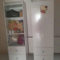 کمد اتاق کودک(ویترینی و کمدلباس مجزا)