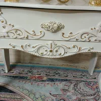 کنسول چوبی سفید|بوفه، ویترین، کنسول|قرچک, مهدیه|دیوار