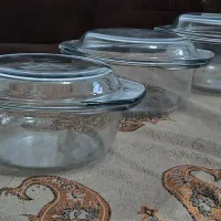 سه عدد قابلمه کریستال نو