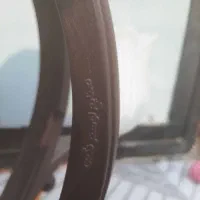 دو عدد لوستر آویز برنجی ۵شاخه طلایی در حد نو